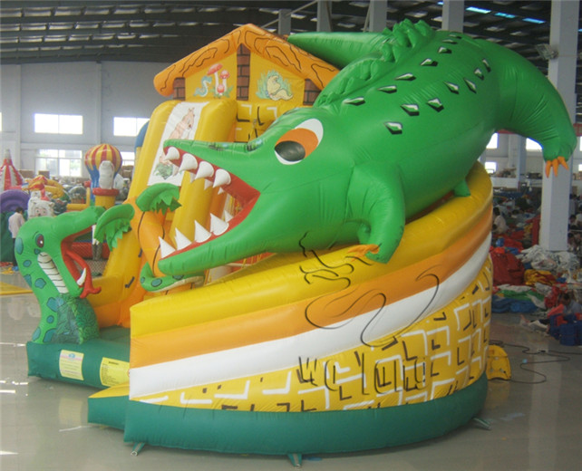  Inflatable Slide-Inflatable Crocodile slide