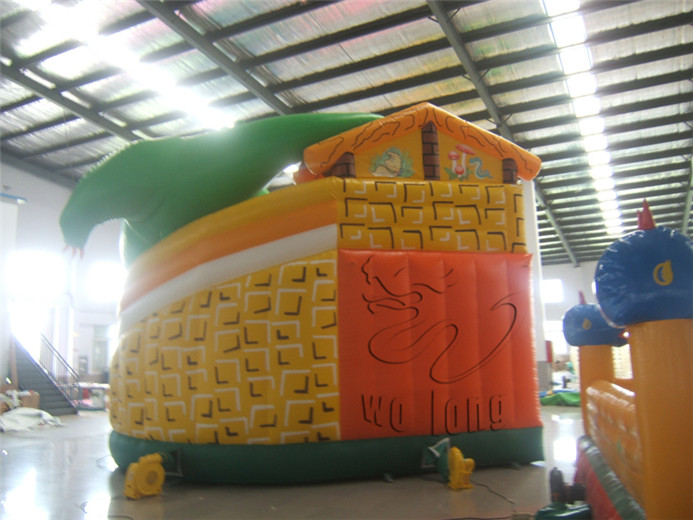  Inflatable Slide-Inflatable Crocodile slide