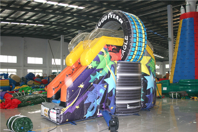 Inflatable Slide-Tyre Slide