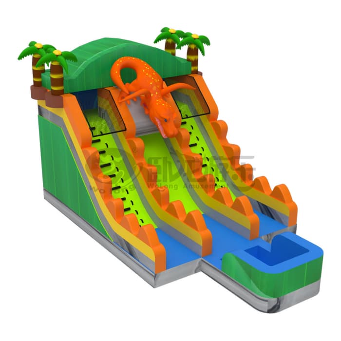 Dinosaur Inflatable Water Slide 11x6m