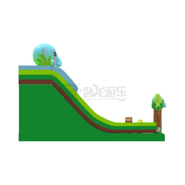 Elephant Theme Inflatable Slide