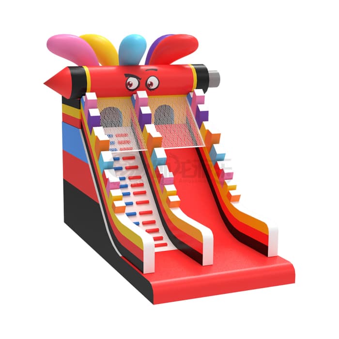 Colorful Crayon Inflatable Slide
