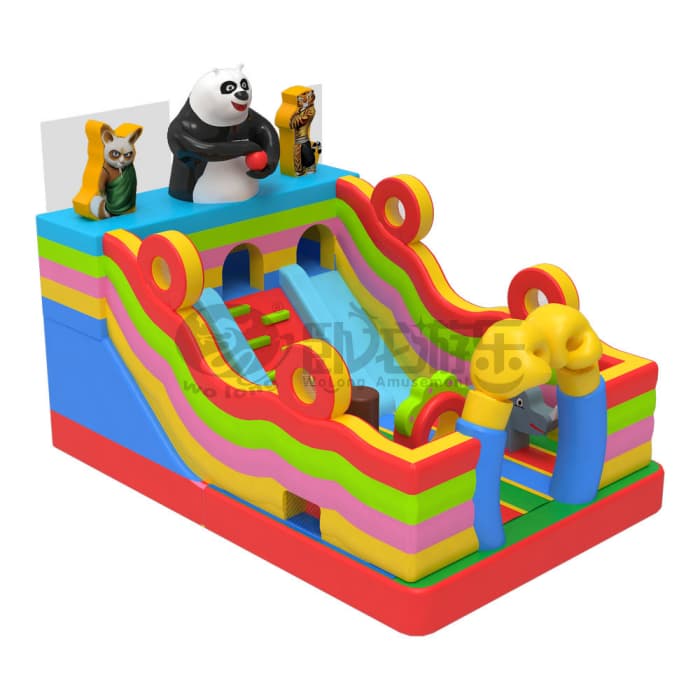 Panda Themed Inflatable Slide