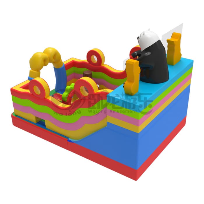 Panda Themed Inflatable Slide