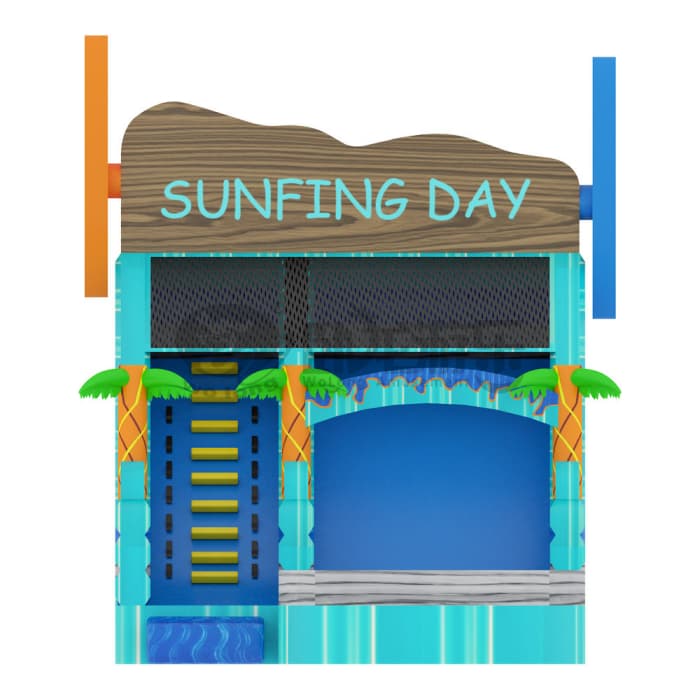 Surfing Day Inflatable Water Slide