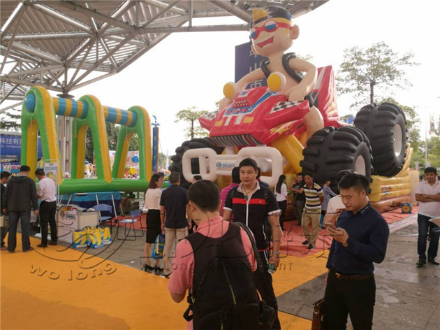 motor racing inflatable bouncer
