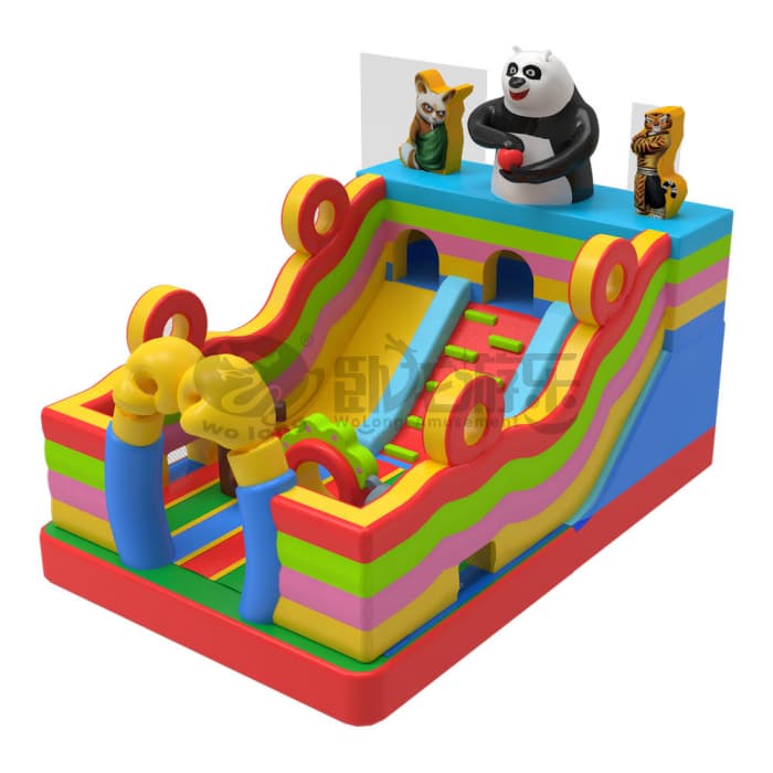 Panda Themed Inflatable Slide