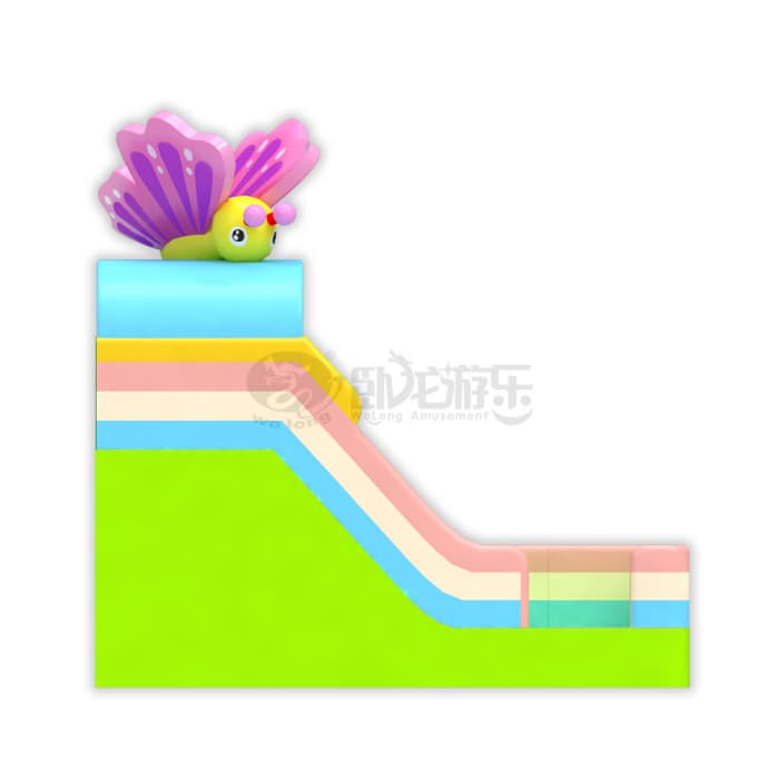 Cute Butterfly Inflatable Slide
