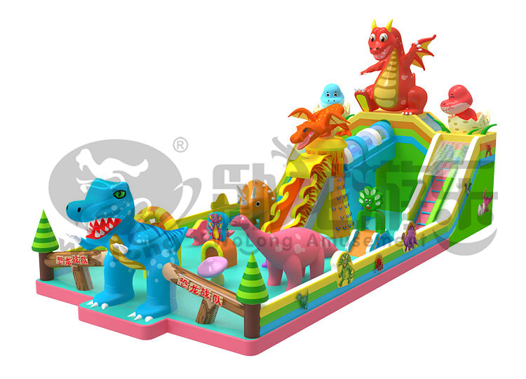 Dinosaur team slide