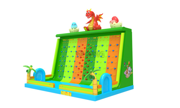 single-sided inflatable climbing wall