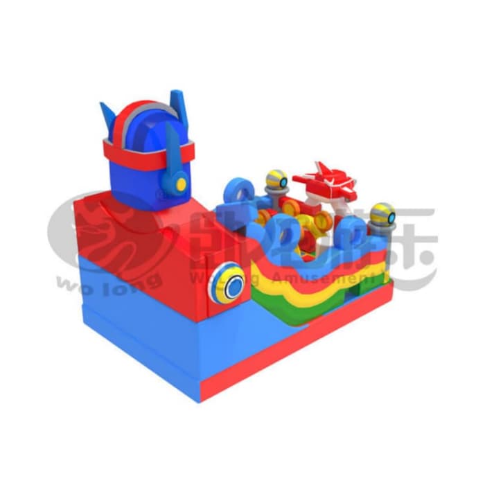 Mecha Warrior Inflatable Slide