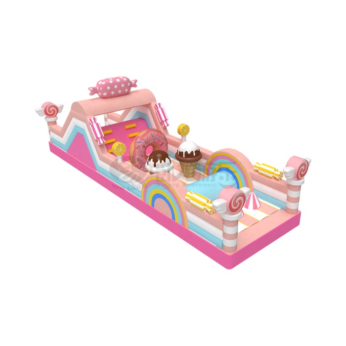 Sweet Candy Inflatable Obstacle Course