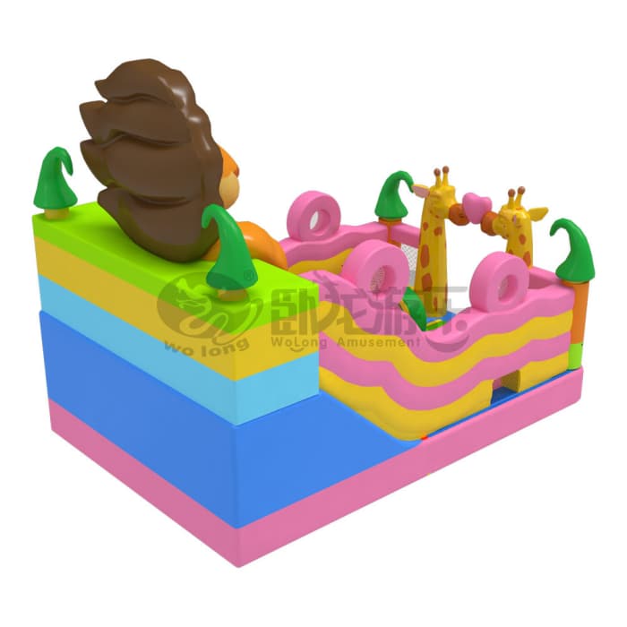 Animal Park Inflatable Slide