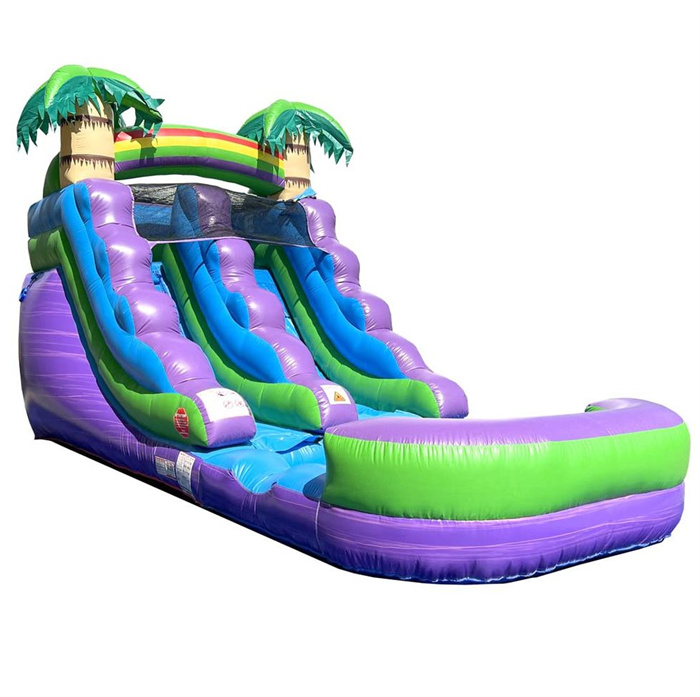 Why is inflatable water slide popular in summer?