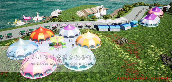 Sunshade Inflatable Pool Water Park