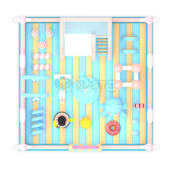 Sweet Candy Shop Inflatable Play Castle
