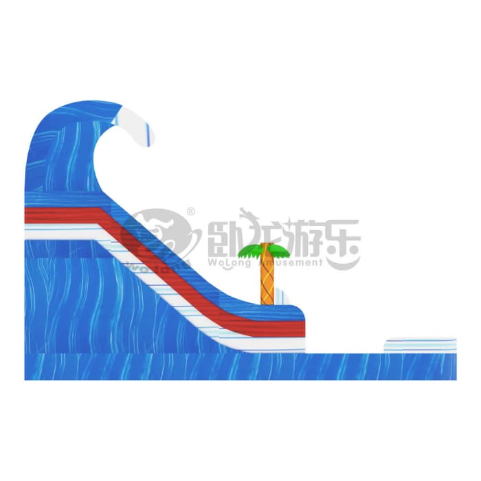 Wave Coconut Inflatable Water Slide