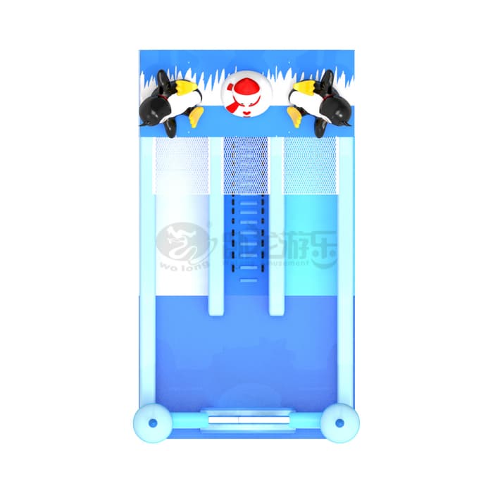 Winter Penguin Themed Inflatable Slide