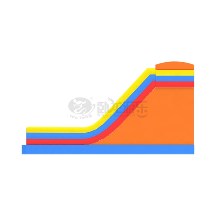 Vibrant 4-Lane Sport Inflatable Slide