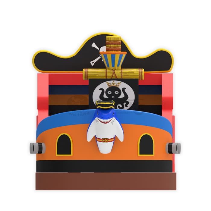 Pirate Ship Inflatable Slide