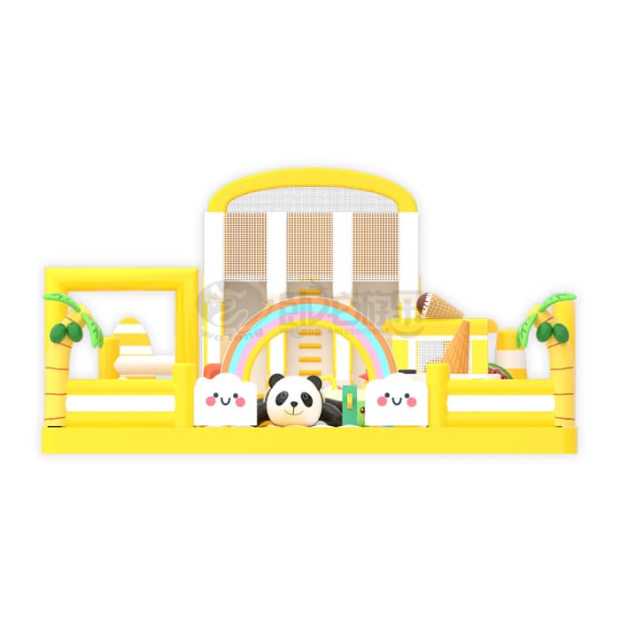 Summer Paradise Themed Inflatable Castle