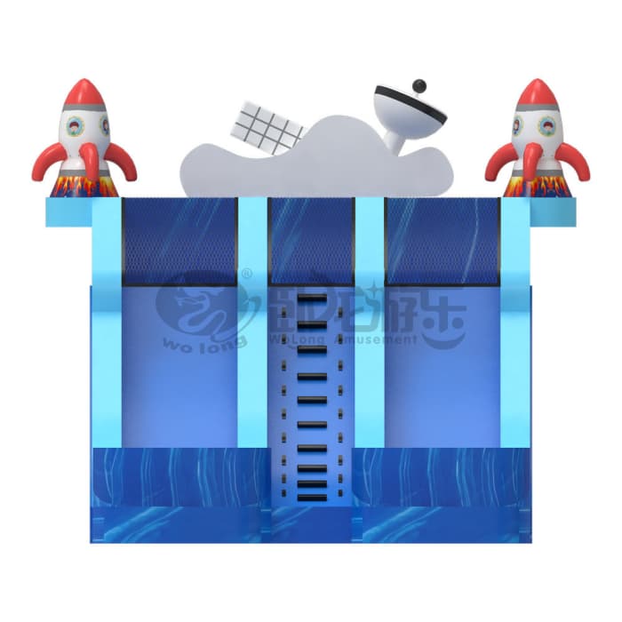 Rocket Inflatable Water Slide