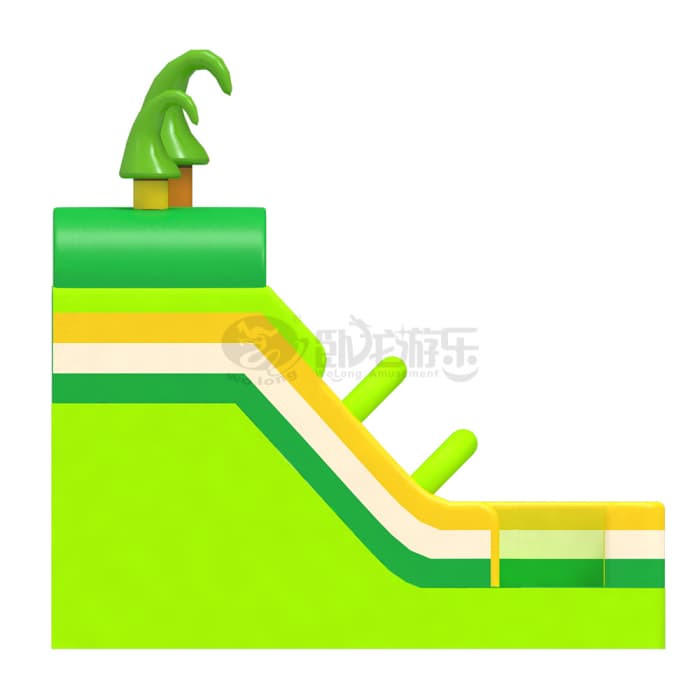 Forest Theme Inflatable Slide