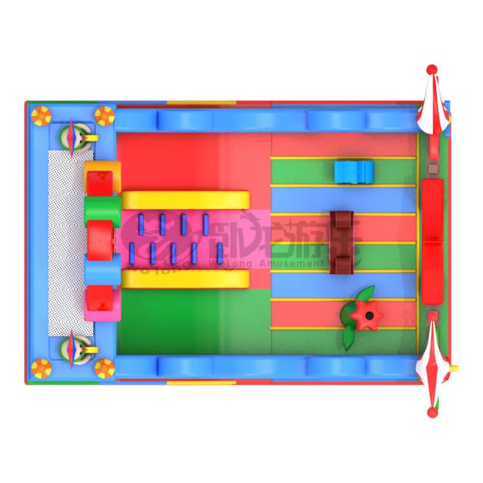 Crazy Ferris Wheel Inflatable Slide