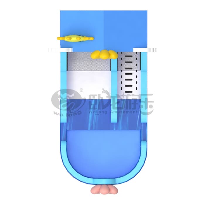 Cute Sun Inflatable Water Slide