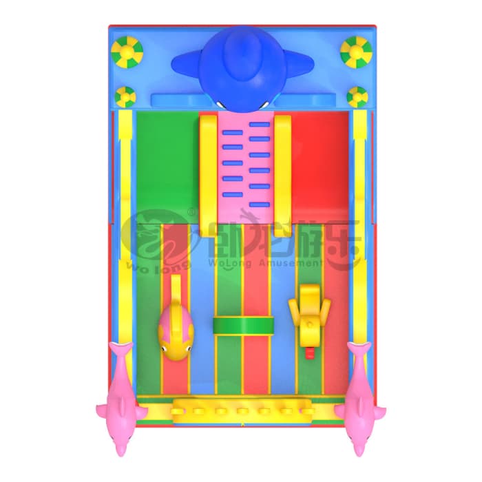 Shark Theme Inflatable Slide