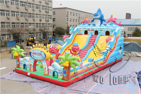 Inflatable slide