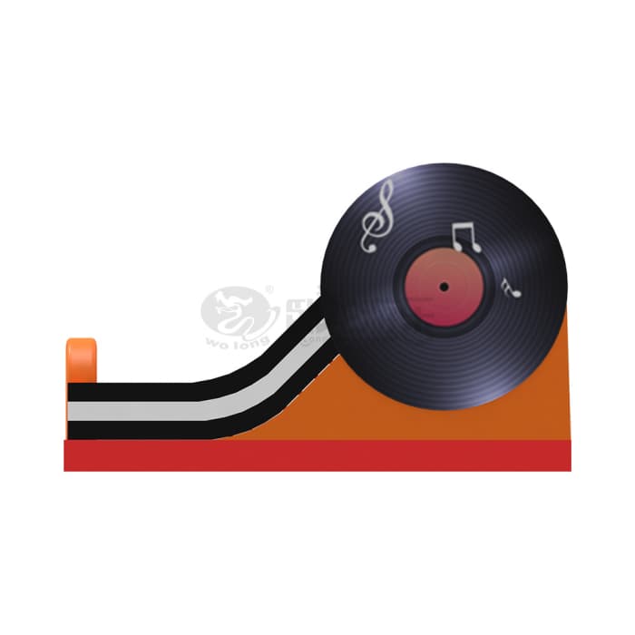 Retro Record Inflatable Slide