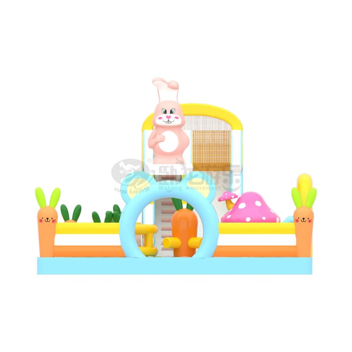 Rabbit & Carrot Inflatable Playground