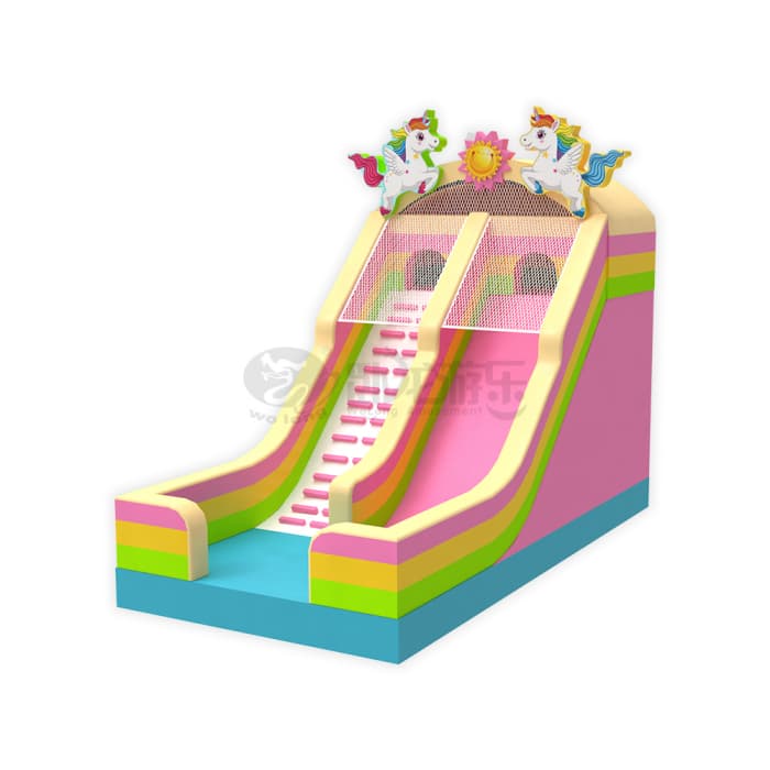 Unicorn Themed Inflatable Slide