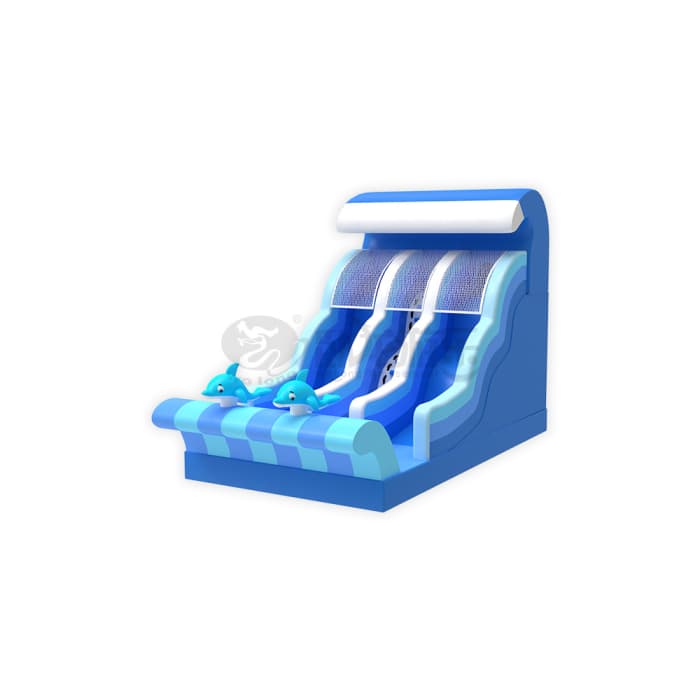 Dolphin Wave Inflatable Slide