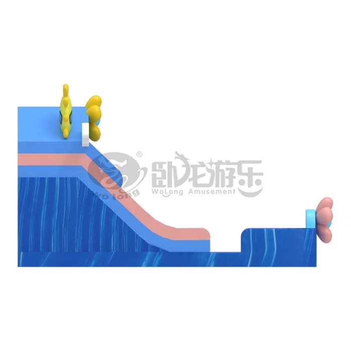 Cute Sun Inflatable Water Slide