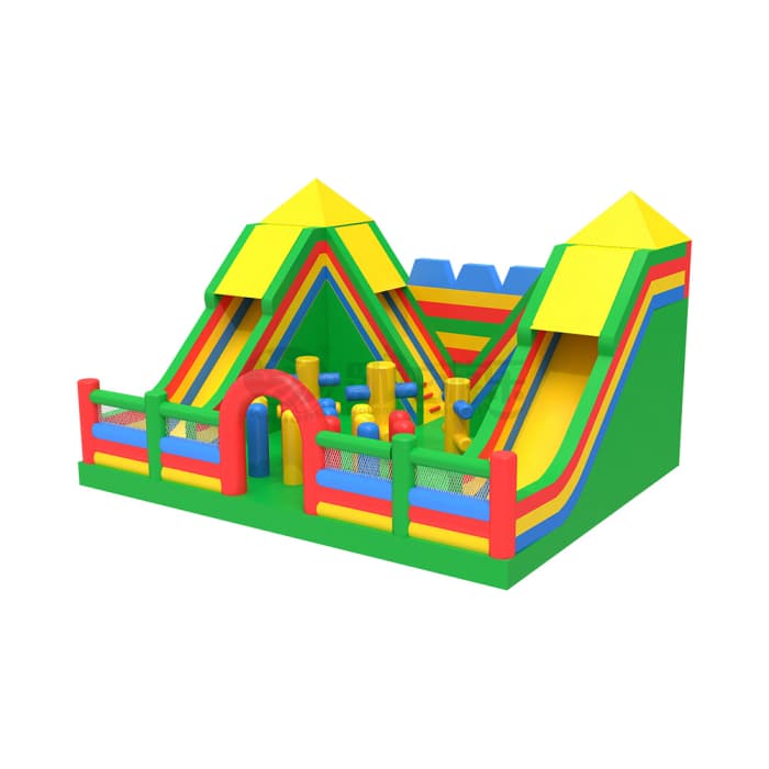 Rainbow Inflatable Slide Combo