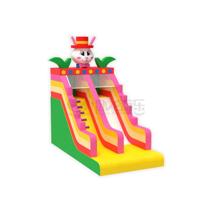 Cute Rabbit Inflatable Slide