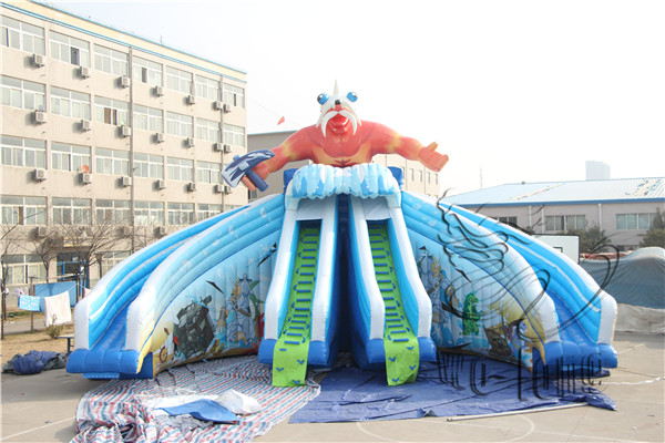 inflatable pool slide