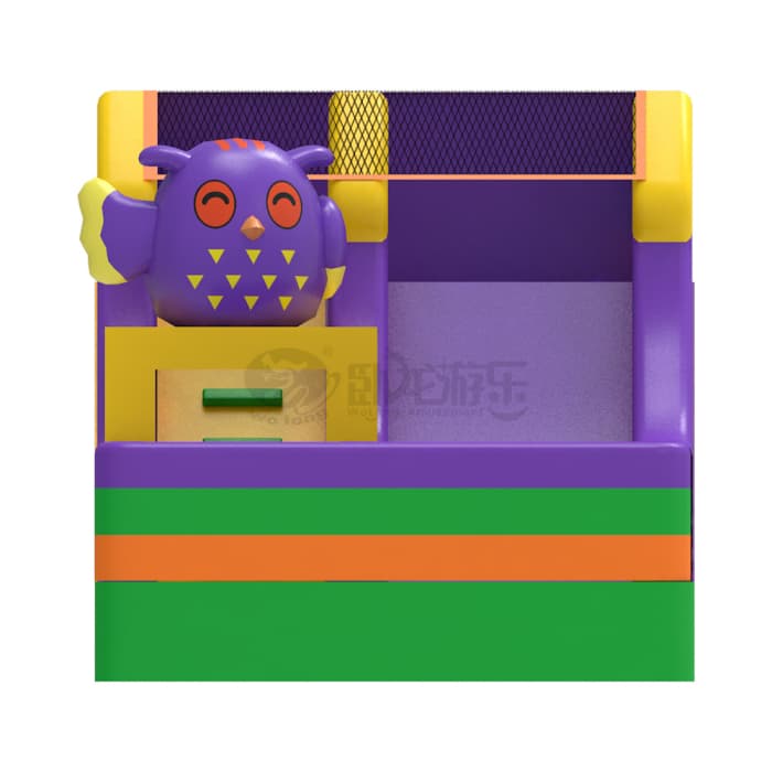 Owl Themed Inflatable Slide