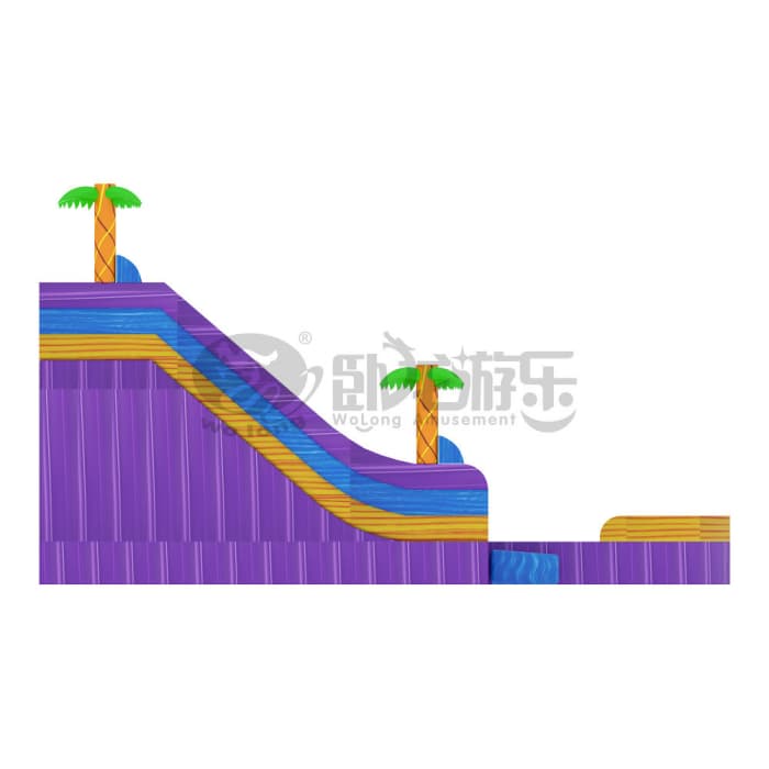 8x4m Inflatable Water Slide with Pool