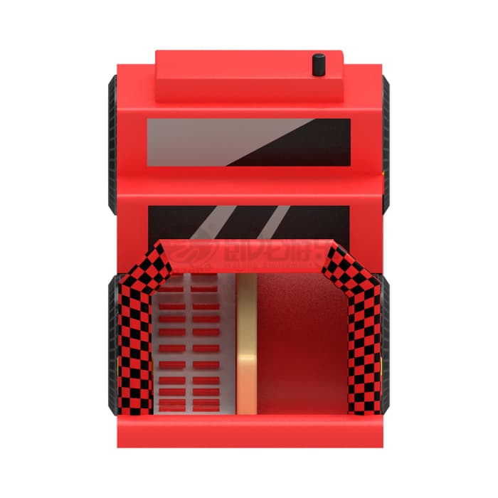 Red Race Truck Inflatable Slide