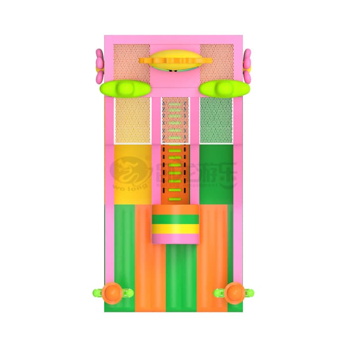 Cactus Sun Themed Inflatable Slide