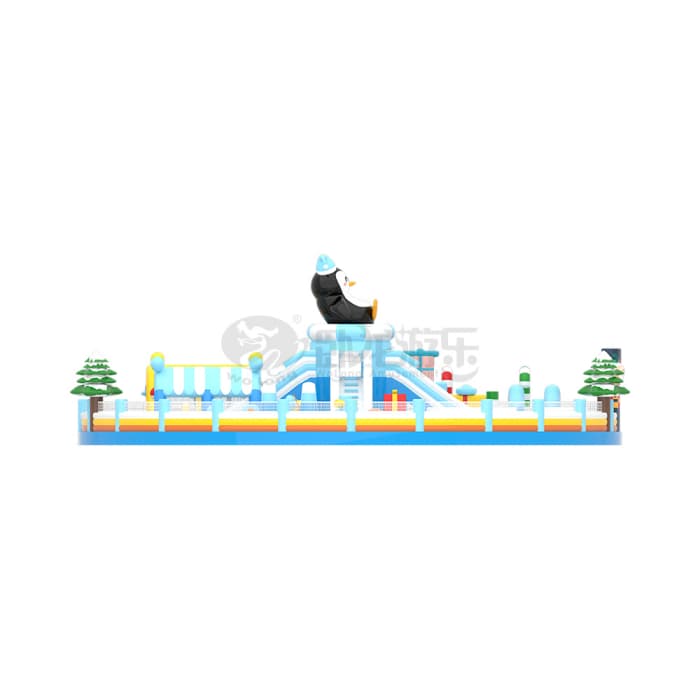 Penguin Ice Kingdom Inflatable Castle