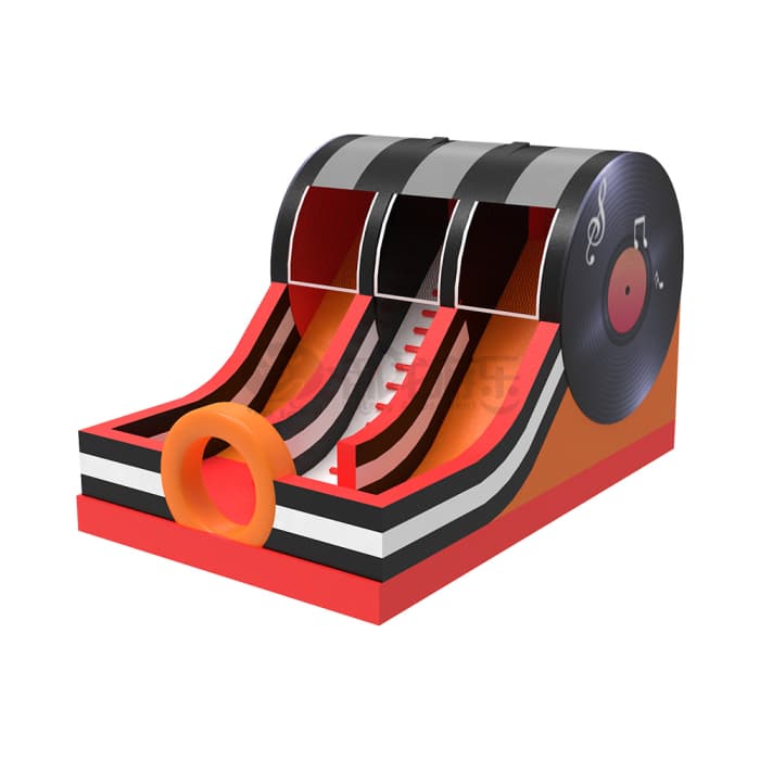 Retro Record Inflatable Slide