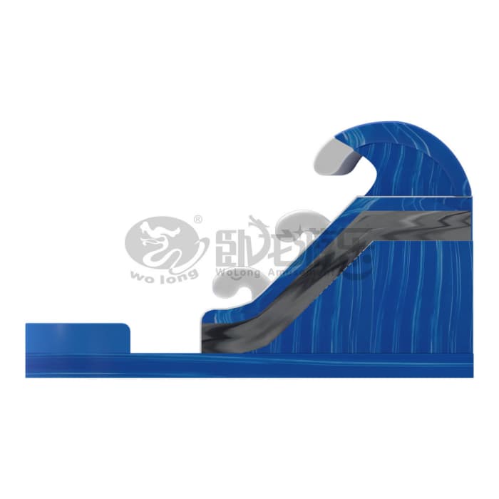 Wave Themed Inflatable Water Slide