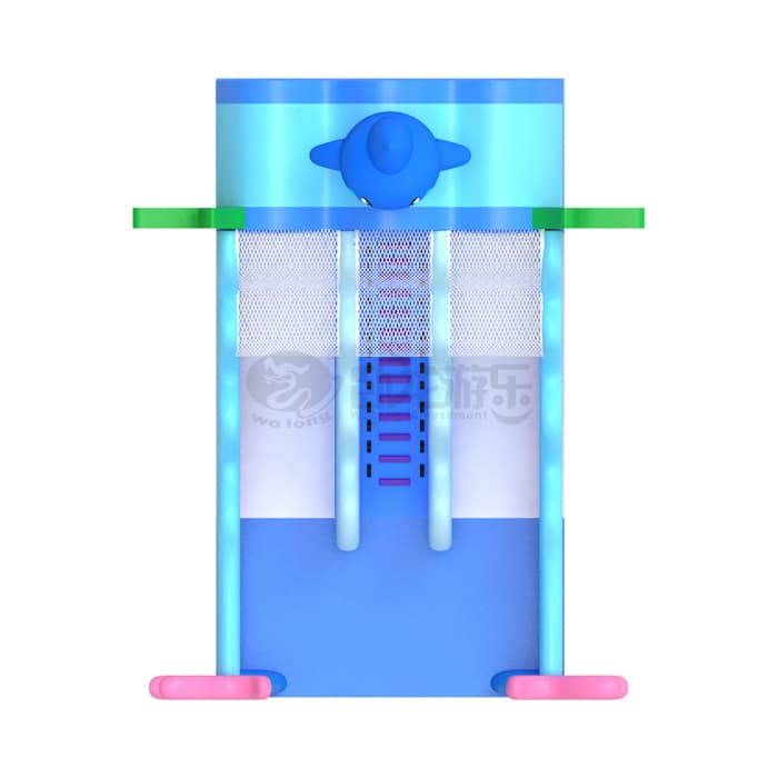 Shark-Themed Inflatable Slide