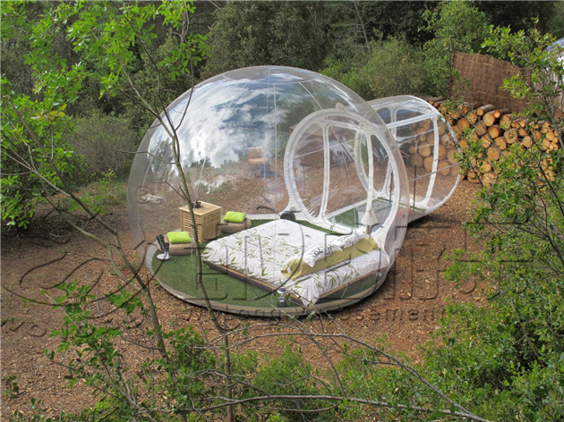 inflatable transparent tent