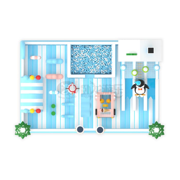 Snow Wonderland Inflatable Castle