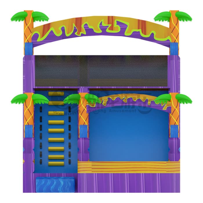 8x4m Inflatable Water Slide with Pool